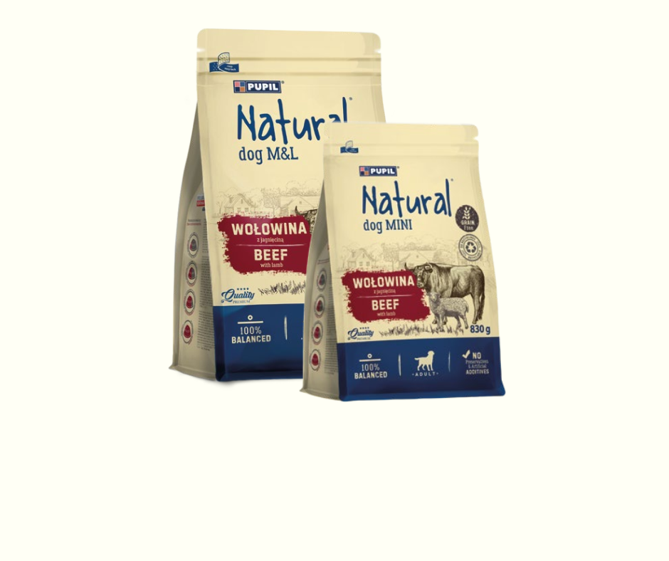 HIGH MEAT Tørrfôr for Voksne Hunder - Storfe og Lam med 50% kjøtt, tilgjengelig i 1600g og 830g pakninger